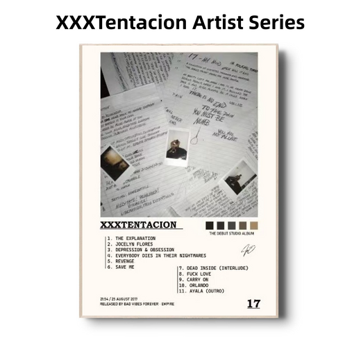 XXXTentacion Artist Series | Alternative Hip-Hop Posters