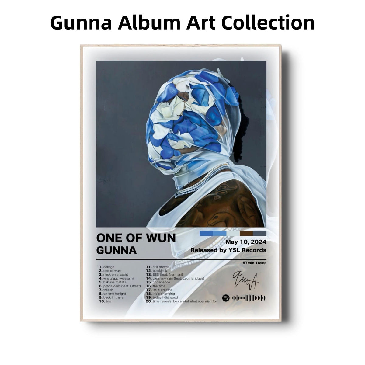Gunna Album Art Collection | Melodic Trap Music Posters poster collection wall art prints
