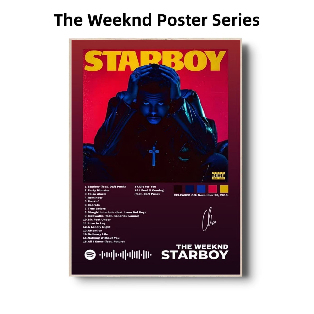 The Weeknd Poster Series | Dark R&B Music Posters poster collection wall art prints