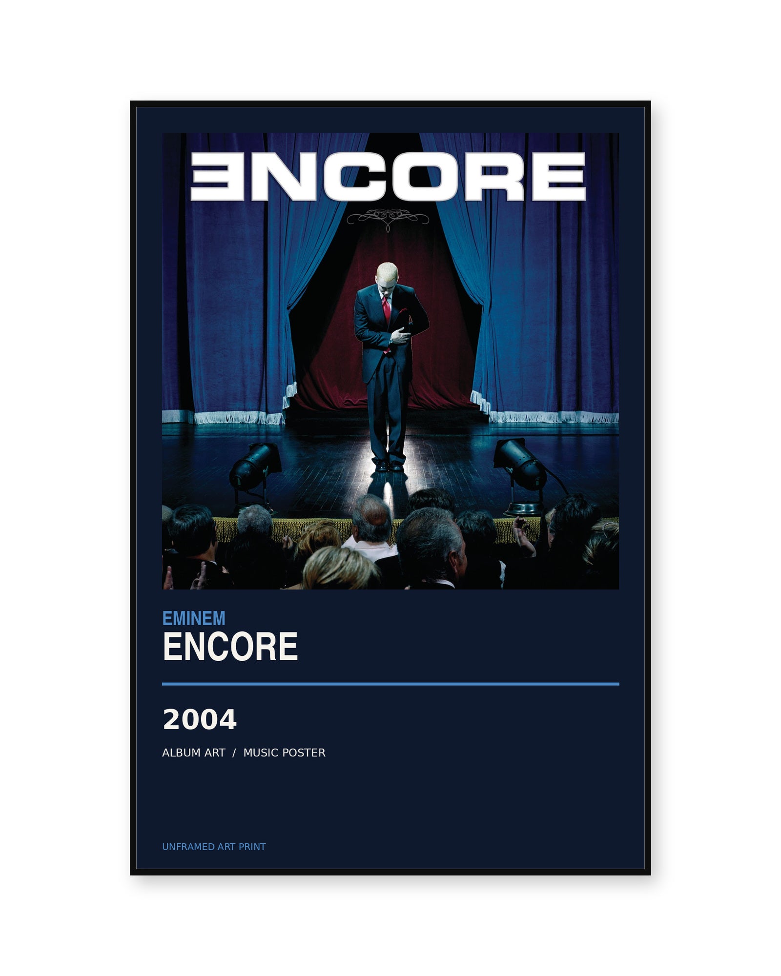 Eminem Encore unframed album poster - white background