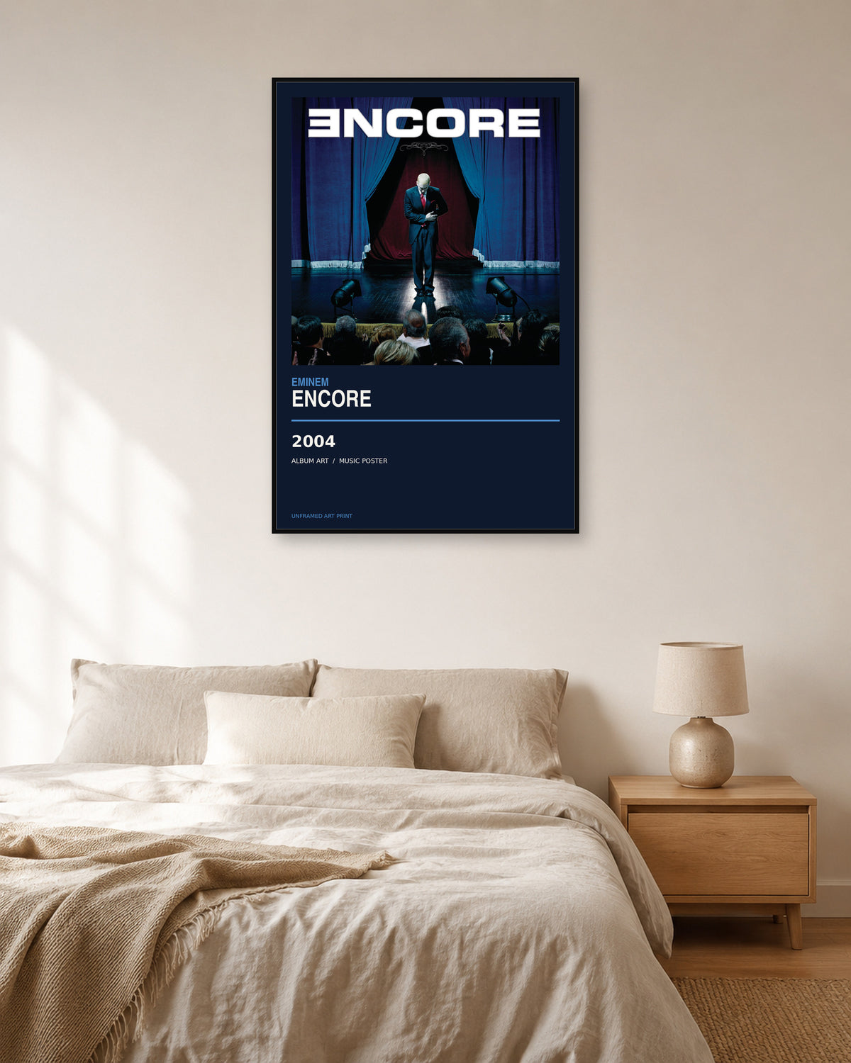 Eminem Encore unframed album poster - bedroom scene