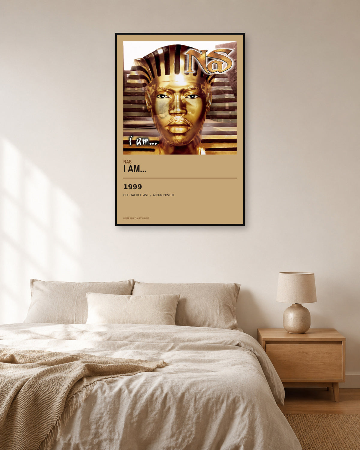 Nas I Am... album poster - bedroom view