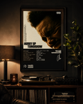 The Weeknd Dawn FM Tracklist Wall Art Print - Premium Canvas Poster, Music Album Decor poster wall art print room decor