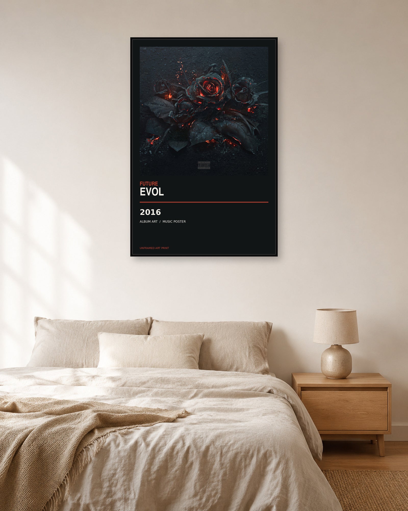 Future EVOL unframed album poster - bedroom scene