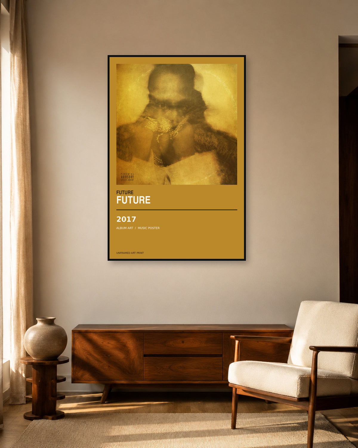 Future FUTURE unframed album poster - living room scene