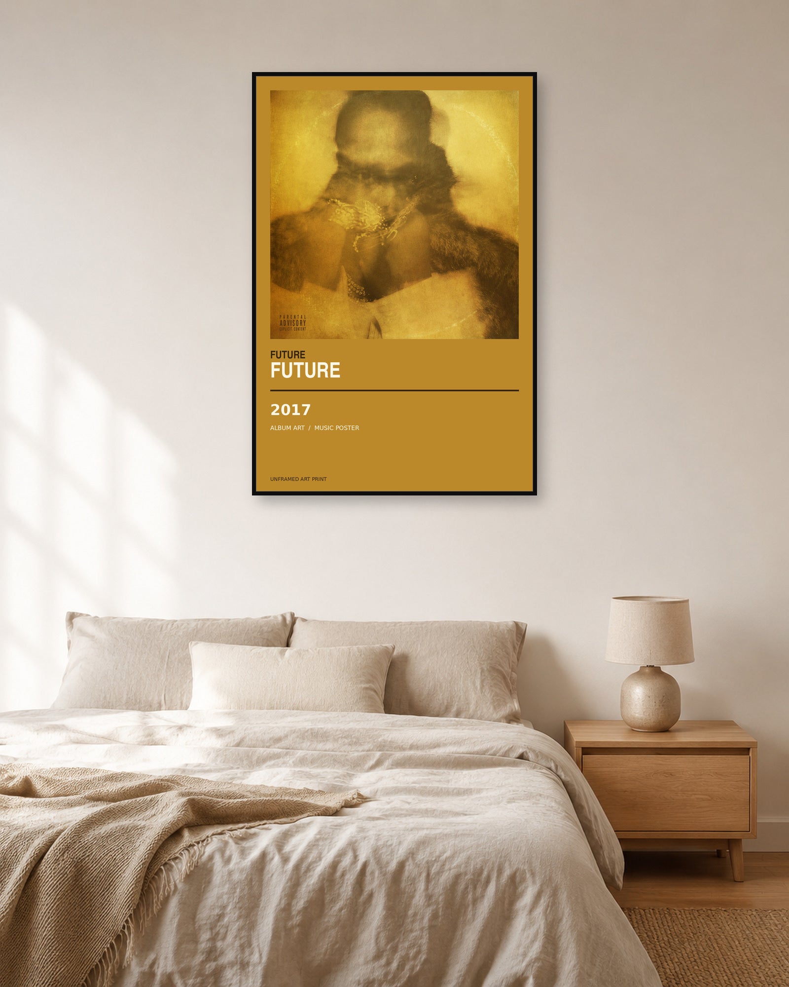 Future FUTURE unframed album poster - bedroom scene