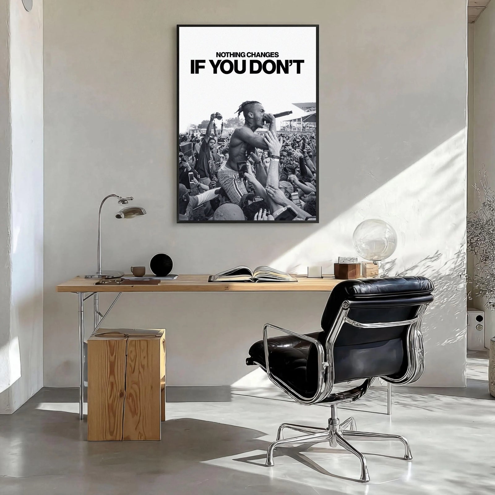 XXXTentacion XXXTENTACION Nothing Changes If You Dont Concert album cover poster print wall art decor