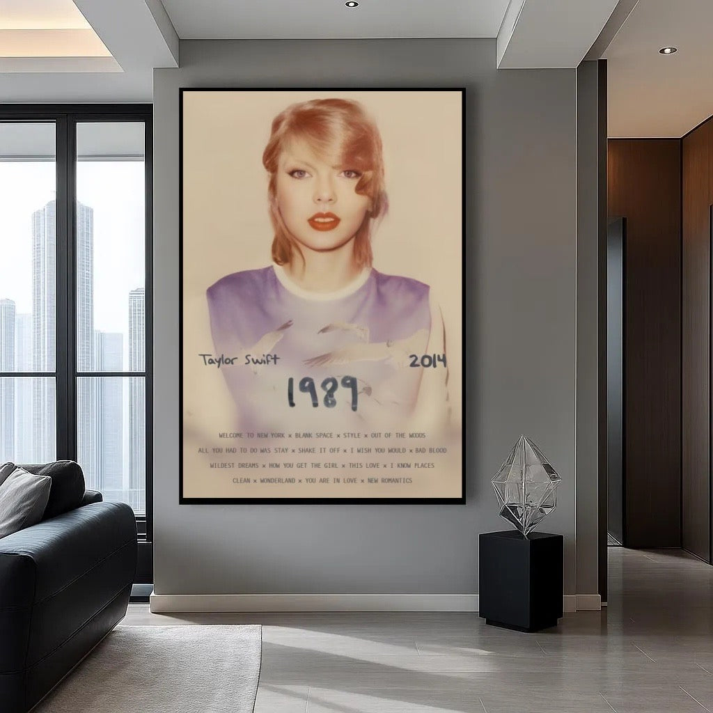 Taylor Swift 1989 Vintage Polaroid  | Retro  Cover Art Print | Minimalist Music Wall Decor album cover poster print wall art decor