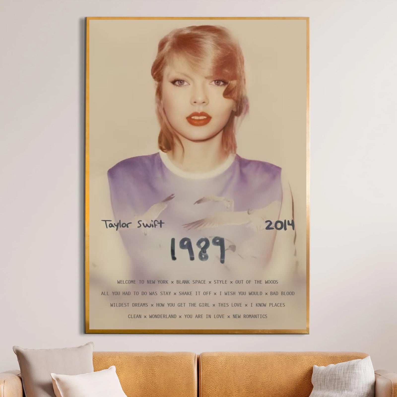 Taylor Swift 1989 Vintage Polaroid  | Retro  Cover Art Print | Minimalist Music Wall Decor album cover poster print wall art decor