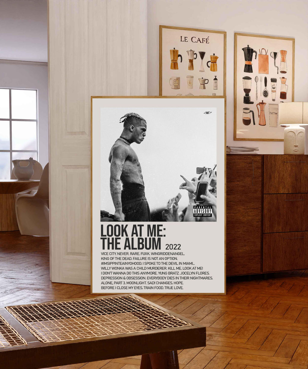 XXXTentacion XXXTENTACION Look At Me: The  Live Shot album cover poster print wall art decor