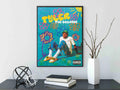 Tyler, The Creator Flower Boy Aesthetic Blue Graffiti Poster poster wall art print room decor