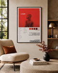 Justin Bieber Changes Album Poster | Waterproof Non-Woven Fabric Wall Art Print poster wall art print room decor