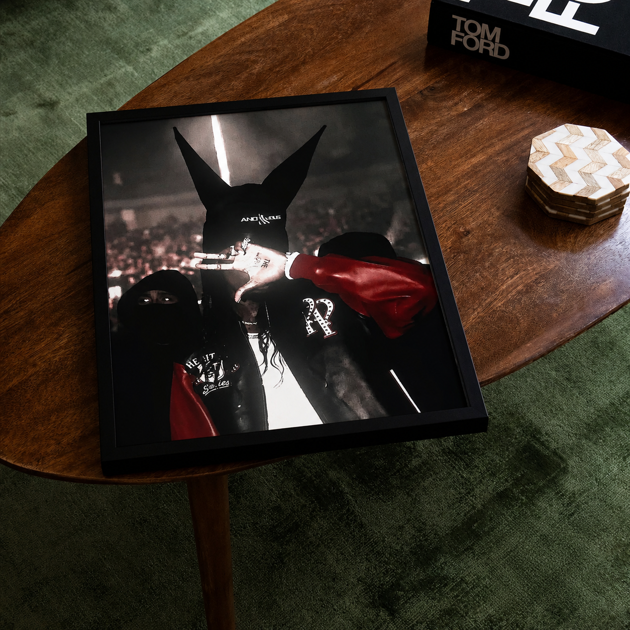 Playboi Carti Masked Performance | Unframed Bedroom album cover poster print wall art decor