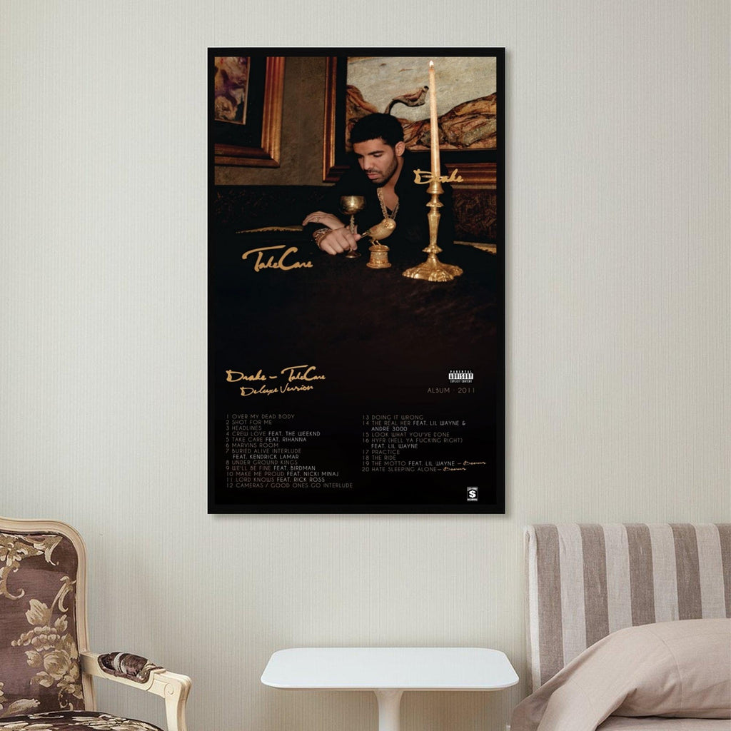 Drake Certified Lover Boy Black and White Photo Art album cover poster print wall art decor