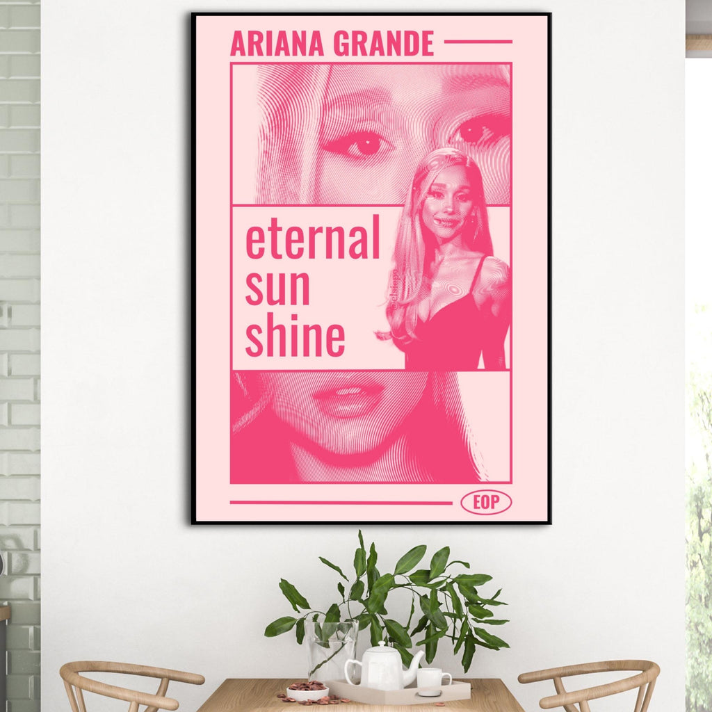 Ariana Grande Positions 2020  - Green Minimalist album cover poster print wall art decor