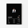 Ken Carson XTENDED Tracklist Poster | Unframed Bedroom Wall Art