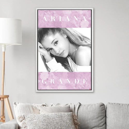Ariana Grande ARIANA GRANDE Pink Floral Art album cover poster print wall art decor