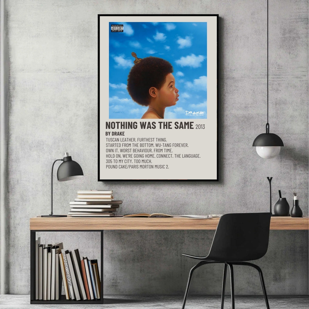 Drake Nothing Was The Same Childhood Portrait Art album cover poster print wall art decor