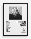 Mac Miller Circles Tracklist Poster | Unframed Bedroom Wall Art
