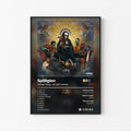 Spillage Village, JID & EARTHGANG Spilligion Tracklist Poster | Unframed Bedroom Wall Art