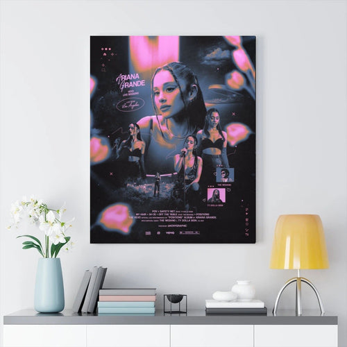 Ariana Grande Neon Concert Promotion album cover poster print wall art decor