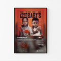 Moneybagg Yo & YoungBoy Never Broke Again Fed Baby’s Tracklist Poster | Unframed Bedroom Wall Art