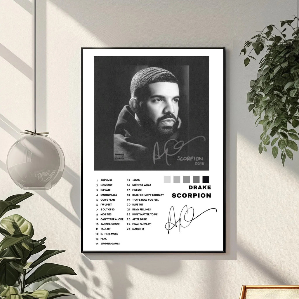 Drake Take Care Deluxe Edition Classic Art album cover poster print wall art decor