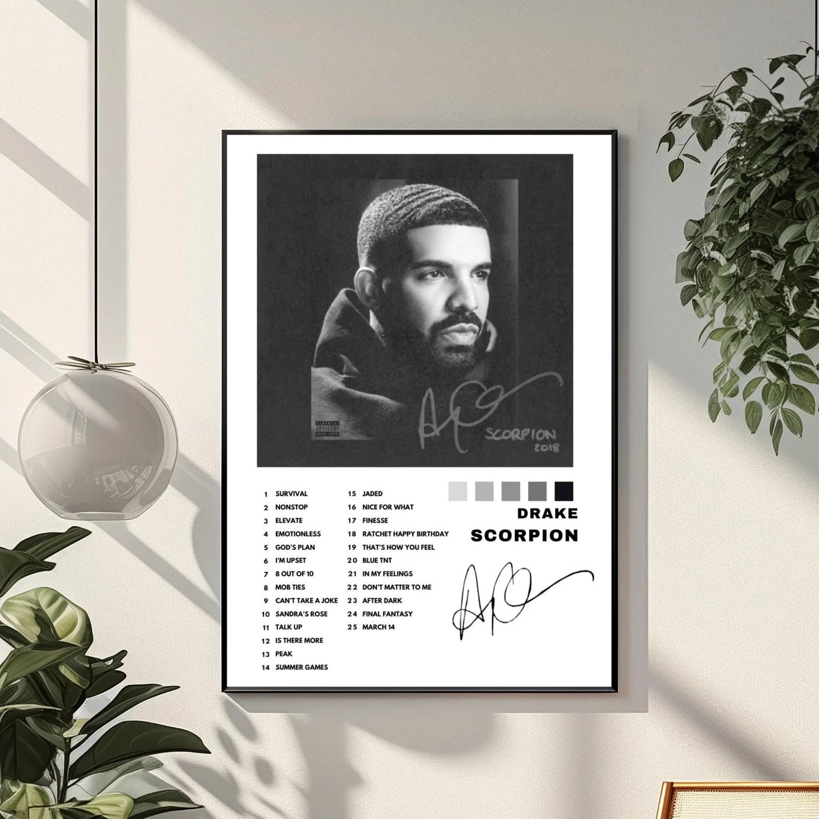 Drake Take Care Deluxe Edition Classic Art album cover poster print wall art decor