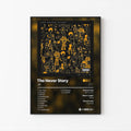 JID The Never Story Tracklist Poster | Unframed Bedroom Wall Art