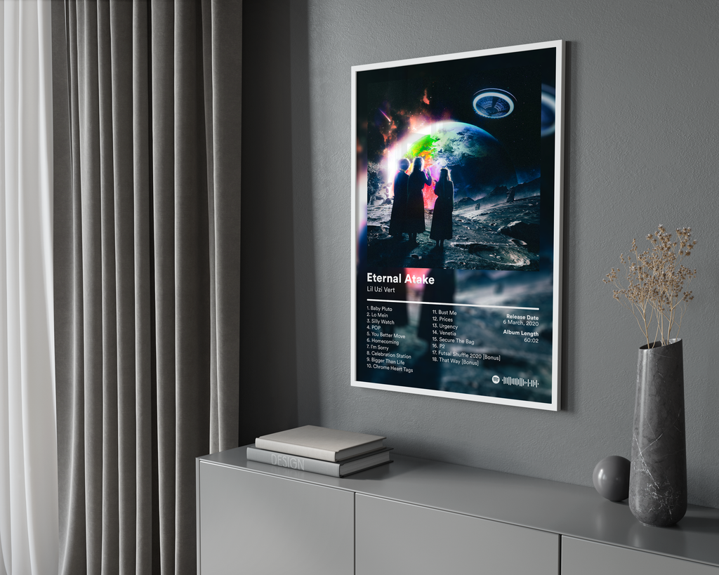 Lil Uzi Vert Eternal Atake album cover poster print wall art decor
