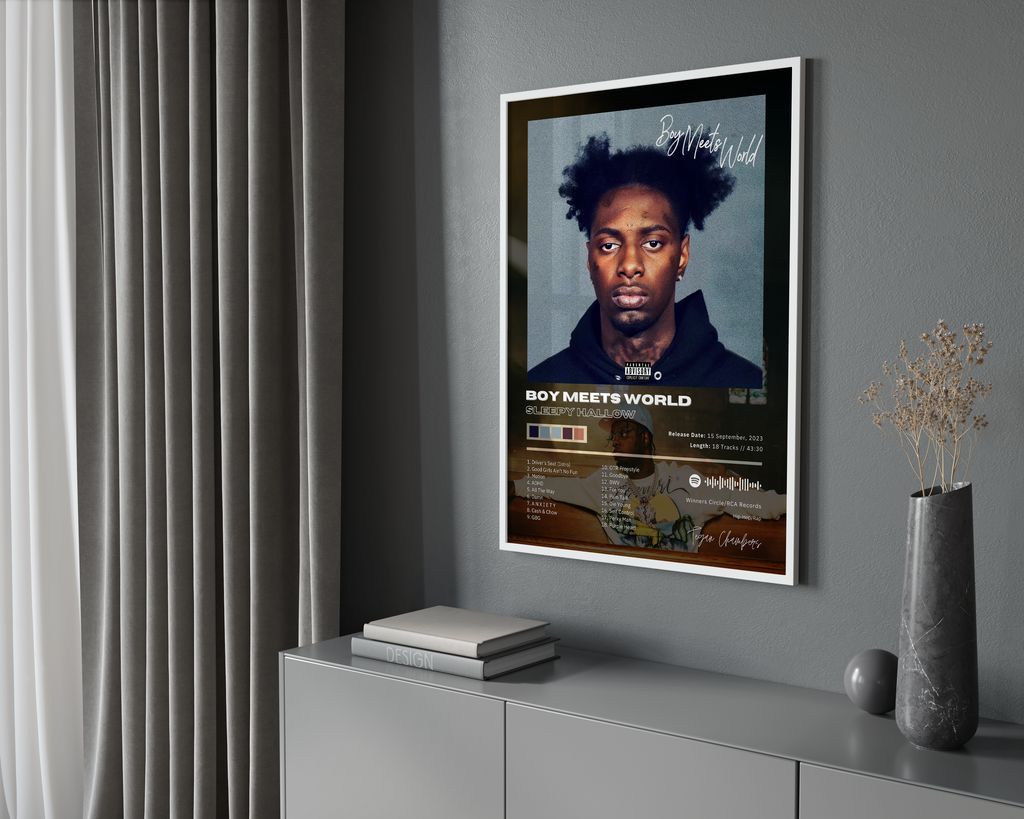Sleepy Hallow Boy Meets World  Tracklist  | Unframed Brooklyn Drill Wall Art album cover poster print wall art decor