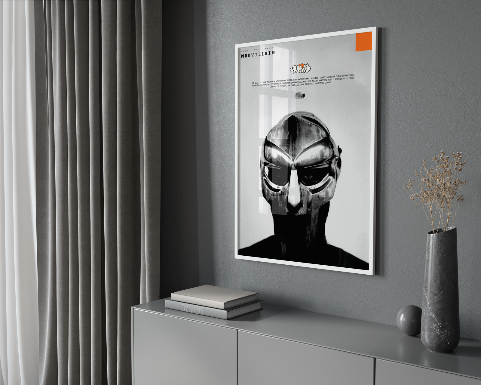 MF DOOM MadVillain album cover poster print wall art decor