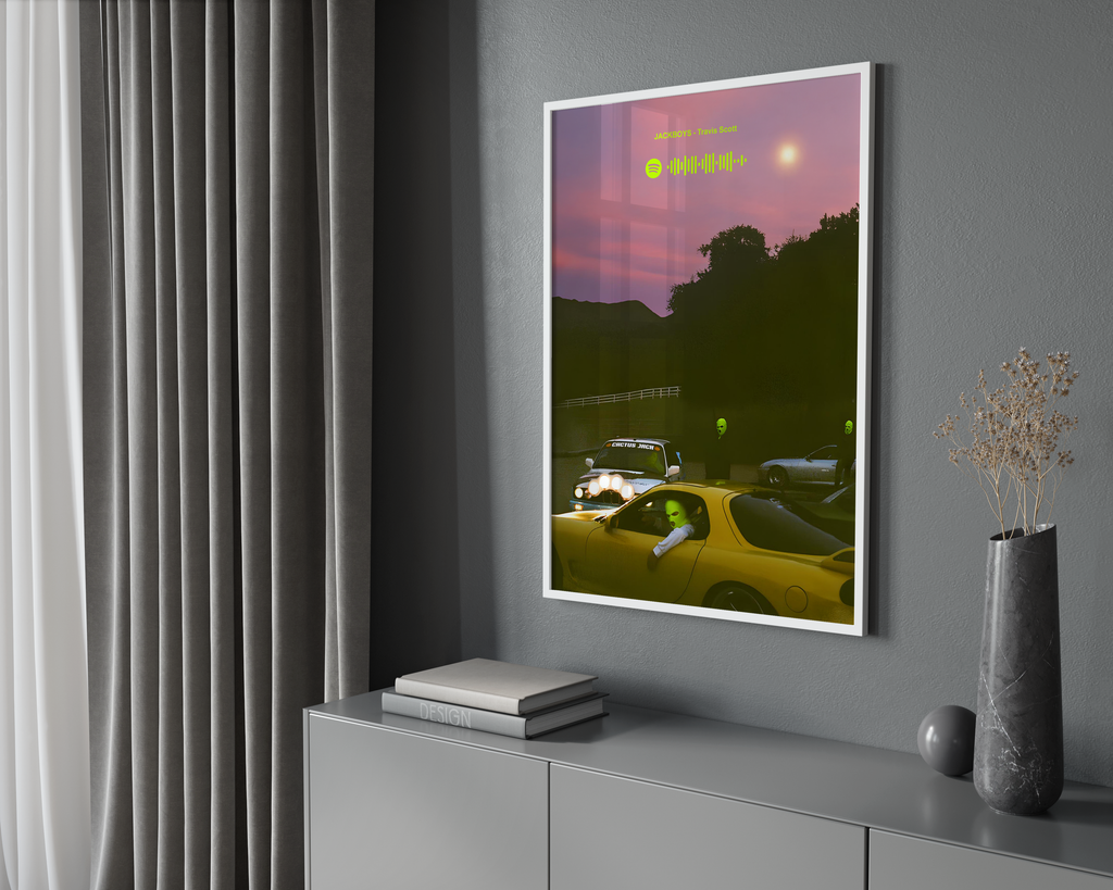 Travis Scott JACKBOYS  | Unframed Bedroom Wall Art album cover poster print wall art decor