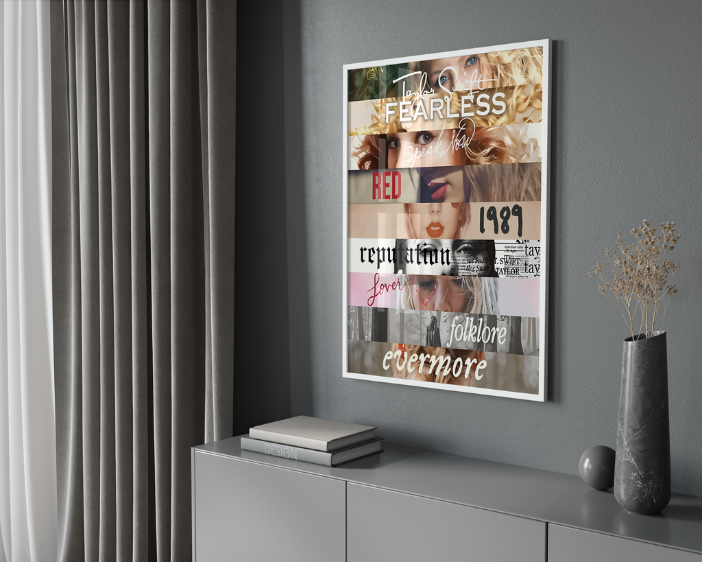 Taylor Swift Eras Collage  | Unframed Bedroom Wall Art album cover poster print wall art decor