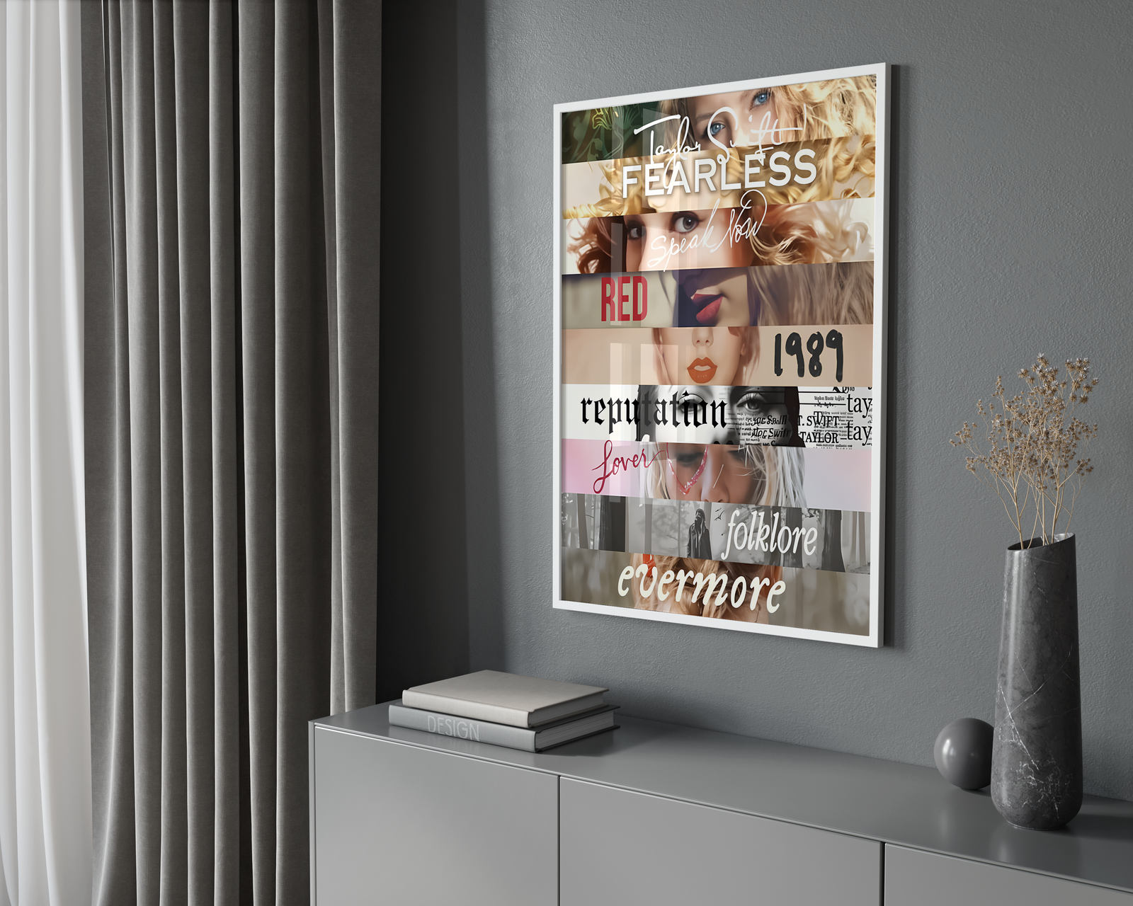 Taylor Swift Eras Collage  | Unframed Bedroom album cover poster print wall art decor