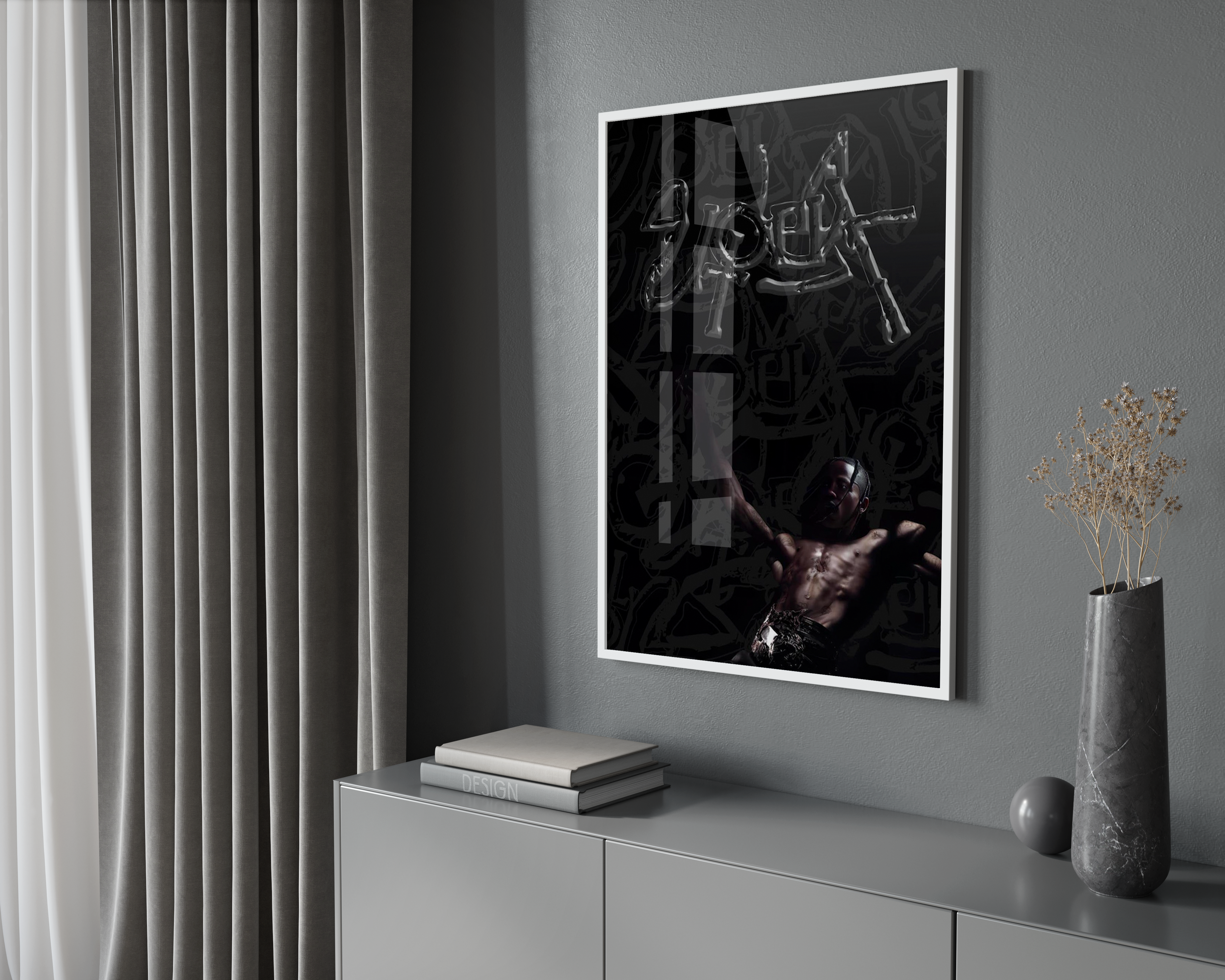 Travis Scott Utopia Focus poster wall art print room decor