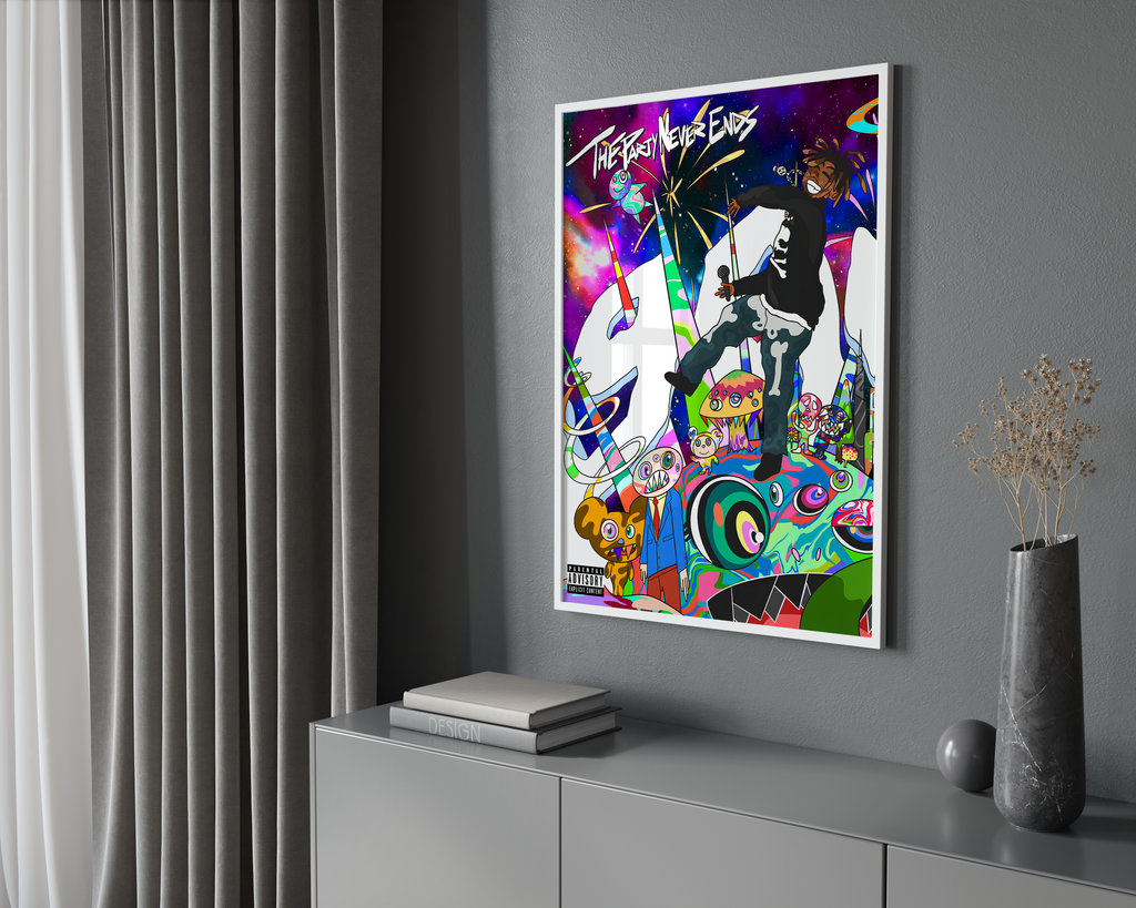 Juice WRLD Juice Wrld The Party Never Ends  1 album cover poster print wall art decor