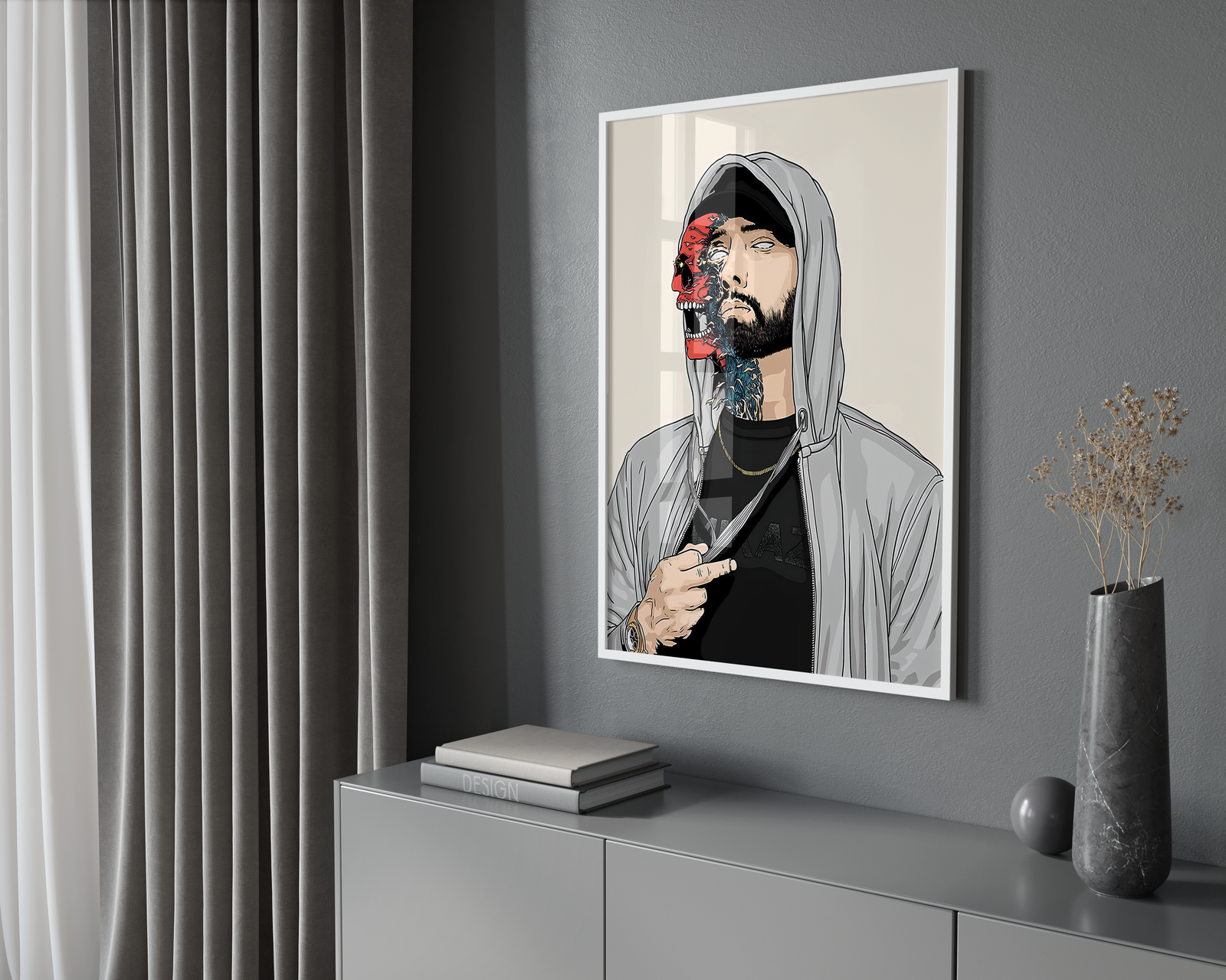 Eminem X Kamikaze album cover poster print wall art decor