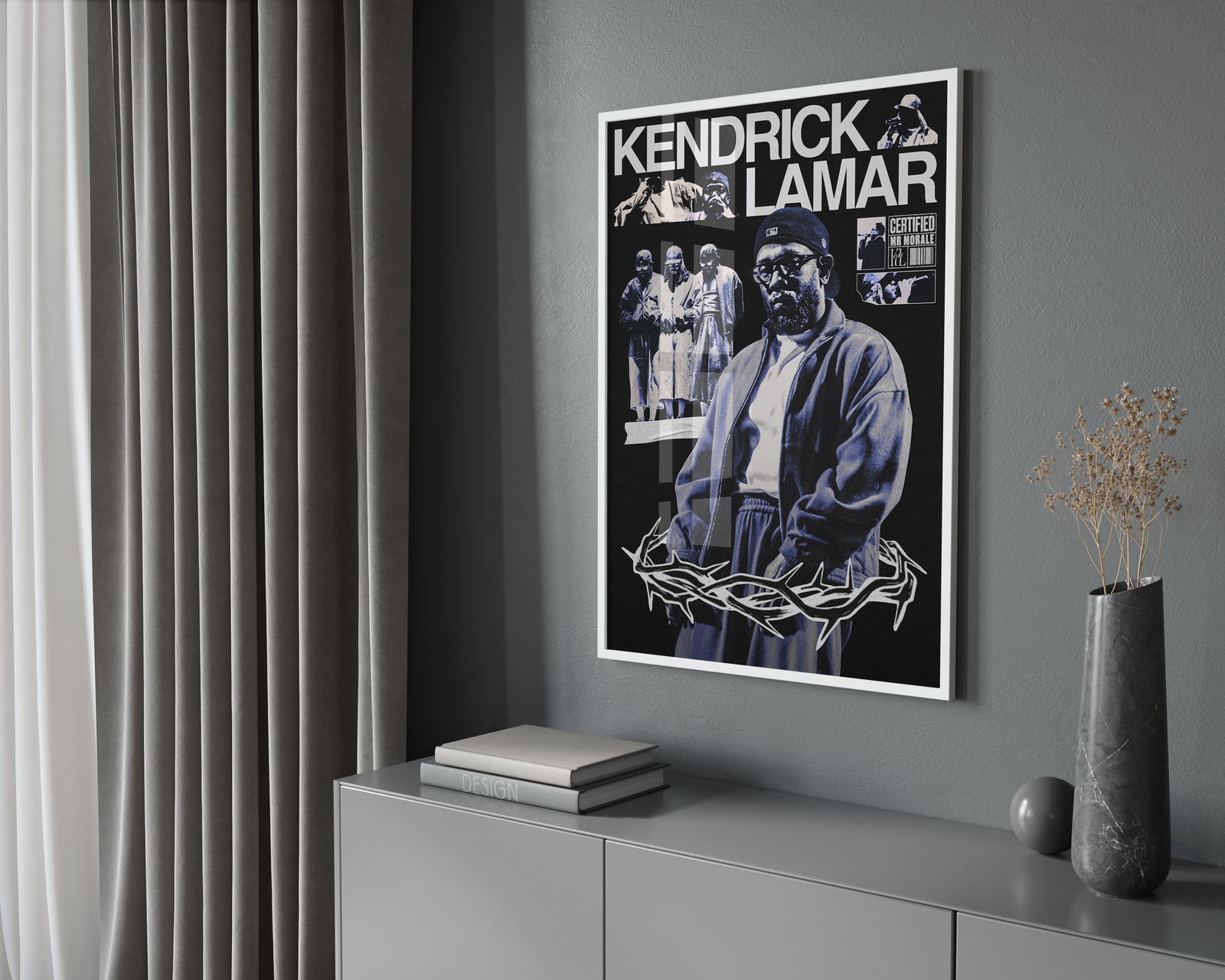 Kendrick Lamar Morale album cover poster print wall art decor