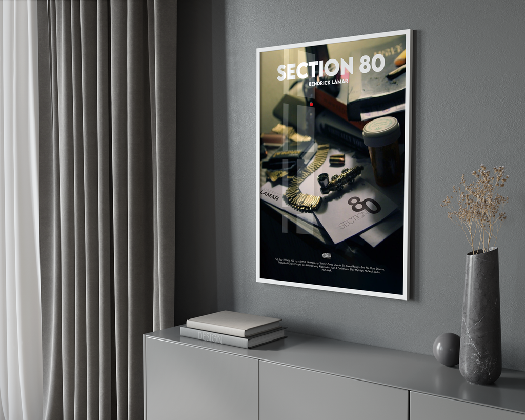 Kendrick Lamar Section 80 album cover poster print wall art decor