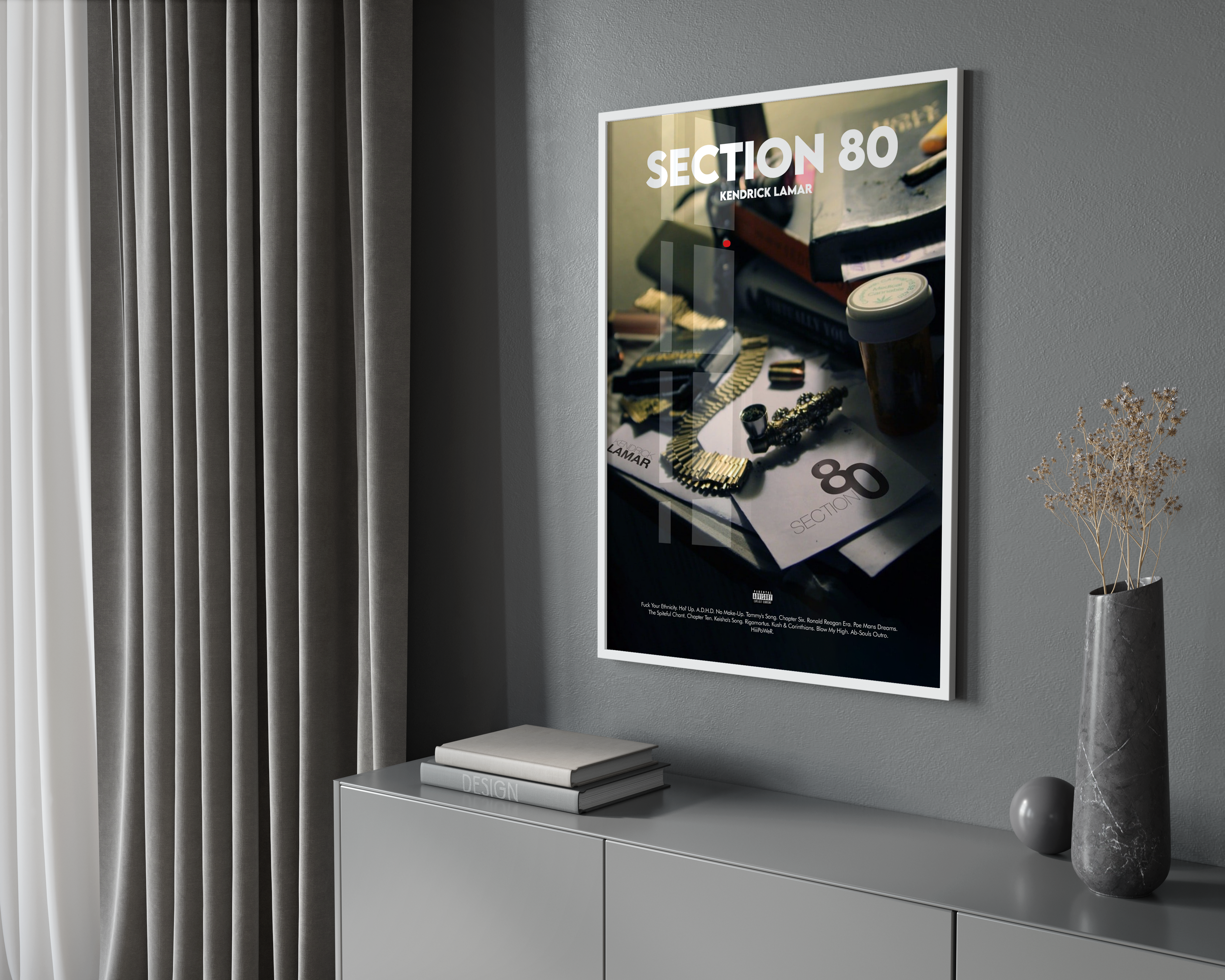 Kendrick Lamar Section 80 Poster poster wall art print room decor