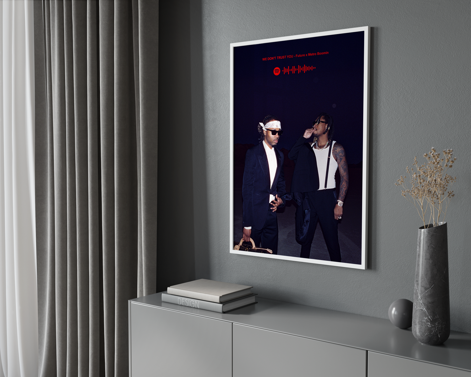 Future x Metro Boomin WE DONT TRUST YOU Spotify album cover poster print wall art decor