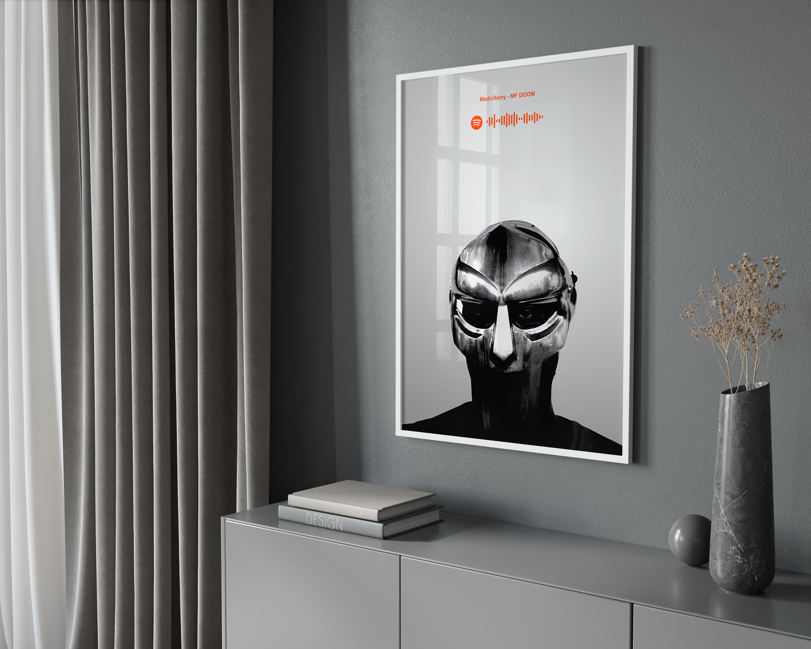MF DOOM Madvillainy Spotify album cover poster print wall art decor