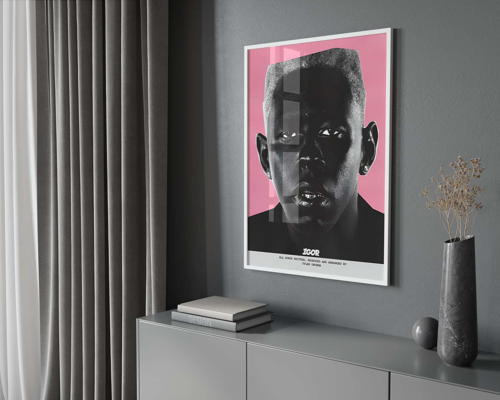 Tyler, The Creator Tyler The Creator IGOR   | Unframed Bedroom album cover poster print wall art decor