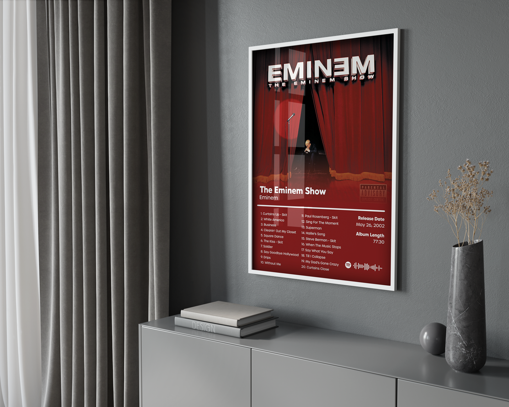 Eminem The Eminem Show album cover poster print wall art decor