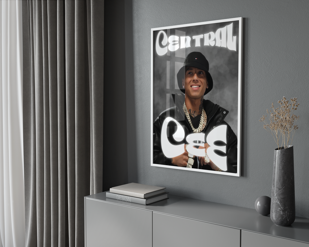 Central Cee Glow album cover poster print wall art decor