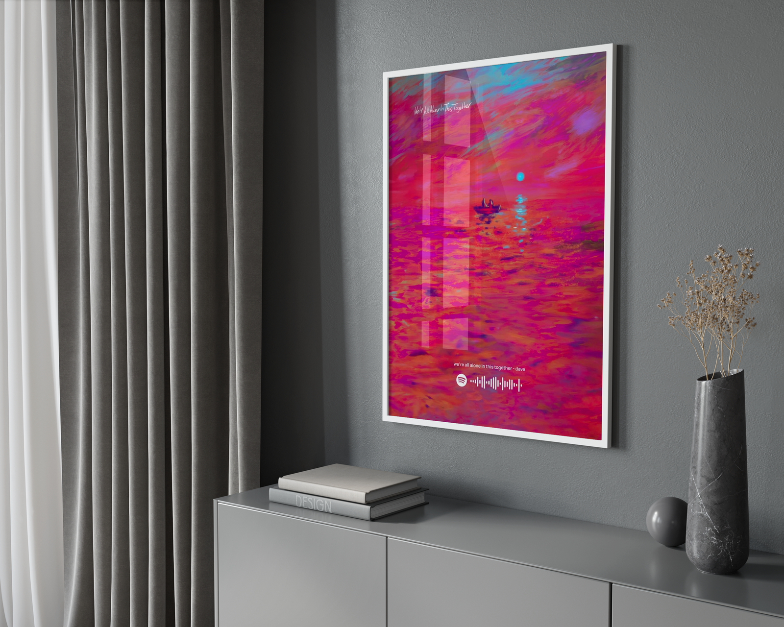 Dave Were All Alone In This Together Spotify album cover poster print wall art decor