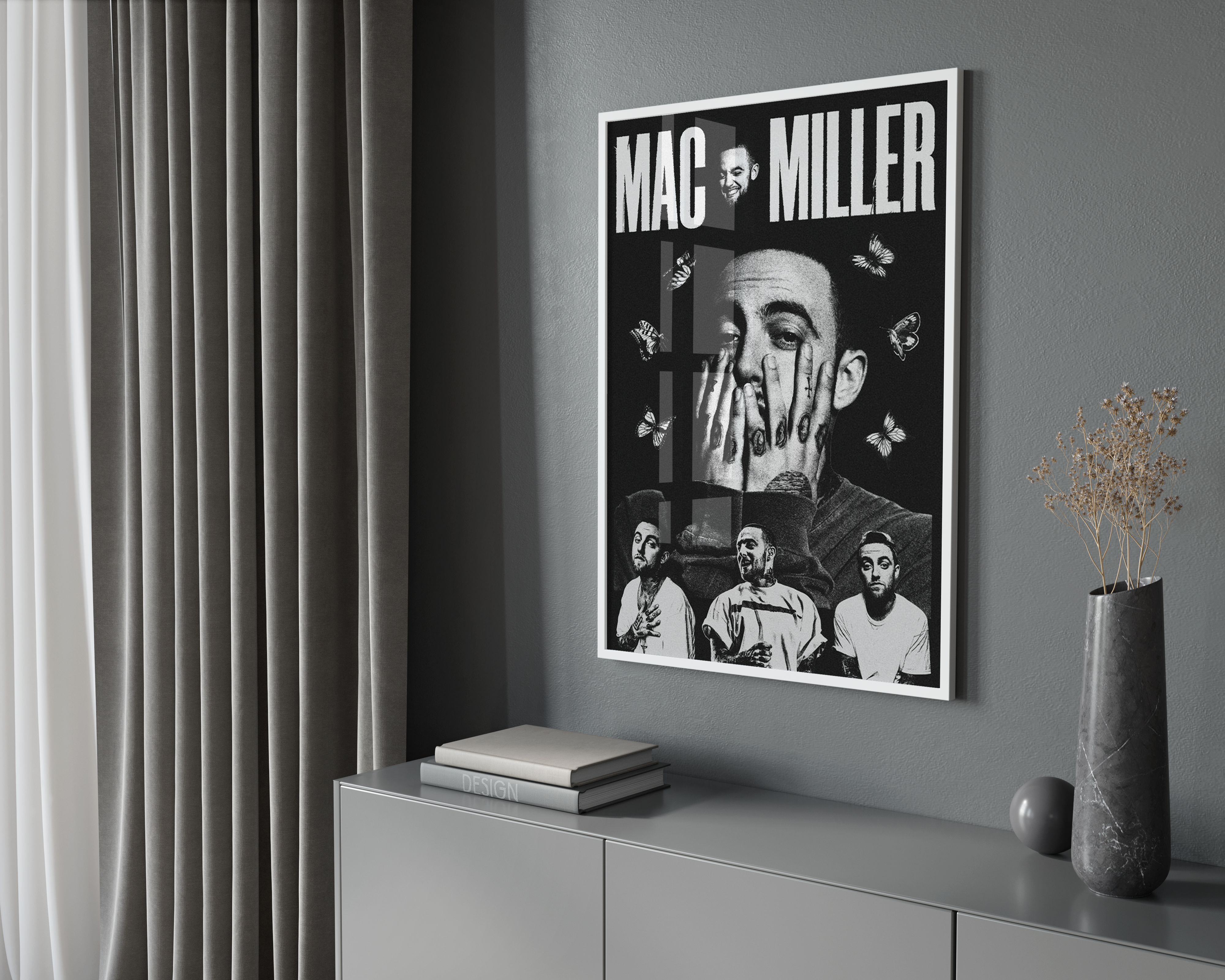 Mac Miller Dynasty poster wall art print room decor