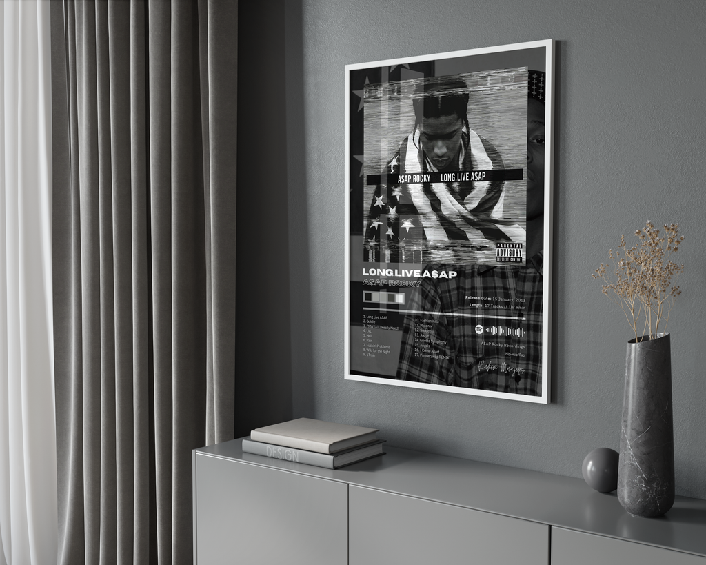 A$AP Rocky Long Live A$ap album cover poster print wall art decor