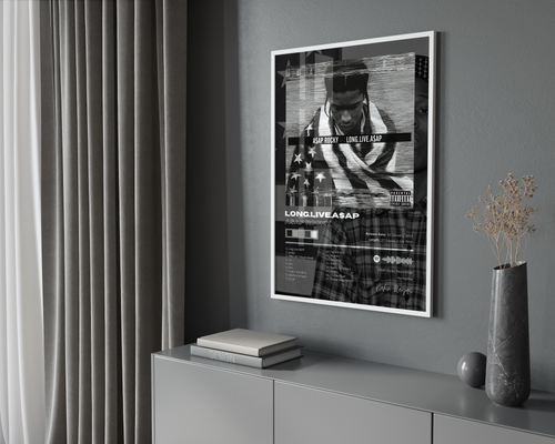 A$AP Rocky Long Live A$ap album cover poster print wall art decor
